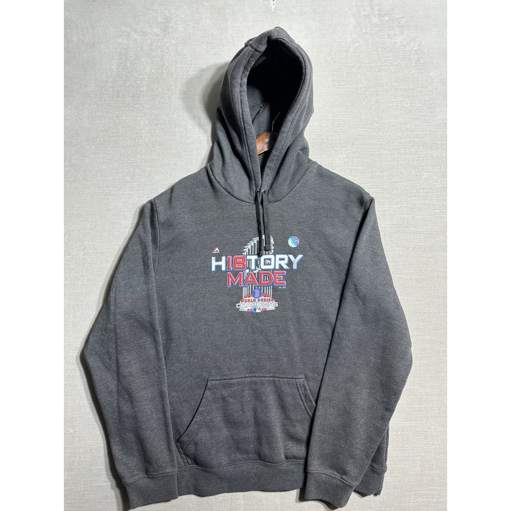 NWOT Majestic Boston Red Sox Sweatshirt Hoodie 2018 World Series Grey Mens XL